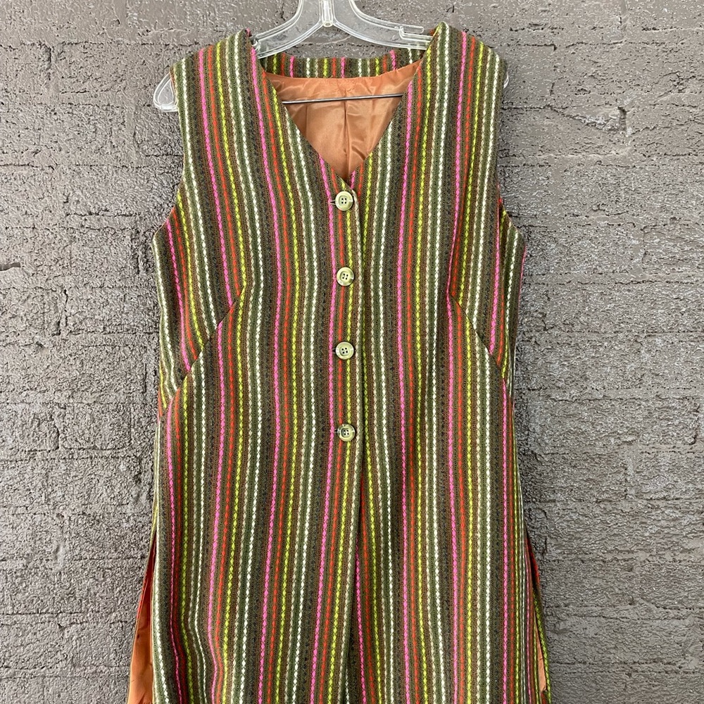 Handmade Vintage 70’s Sleeveless Tunic Dress - Picture 4 of 10